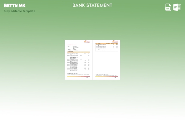 Модерен стил India Fincare извод од банкарски шаблон за збор верзија